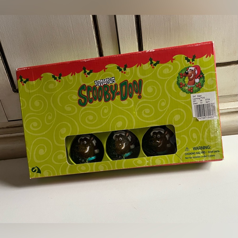 New Vintage Hanna Barbera Scooby Doo Christmas 10 Count Holiday String lights